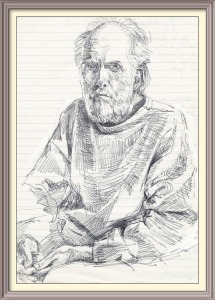 Jnani Robert Adams Pencil Sketch
